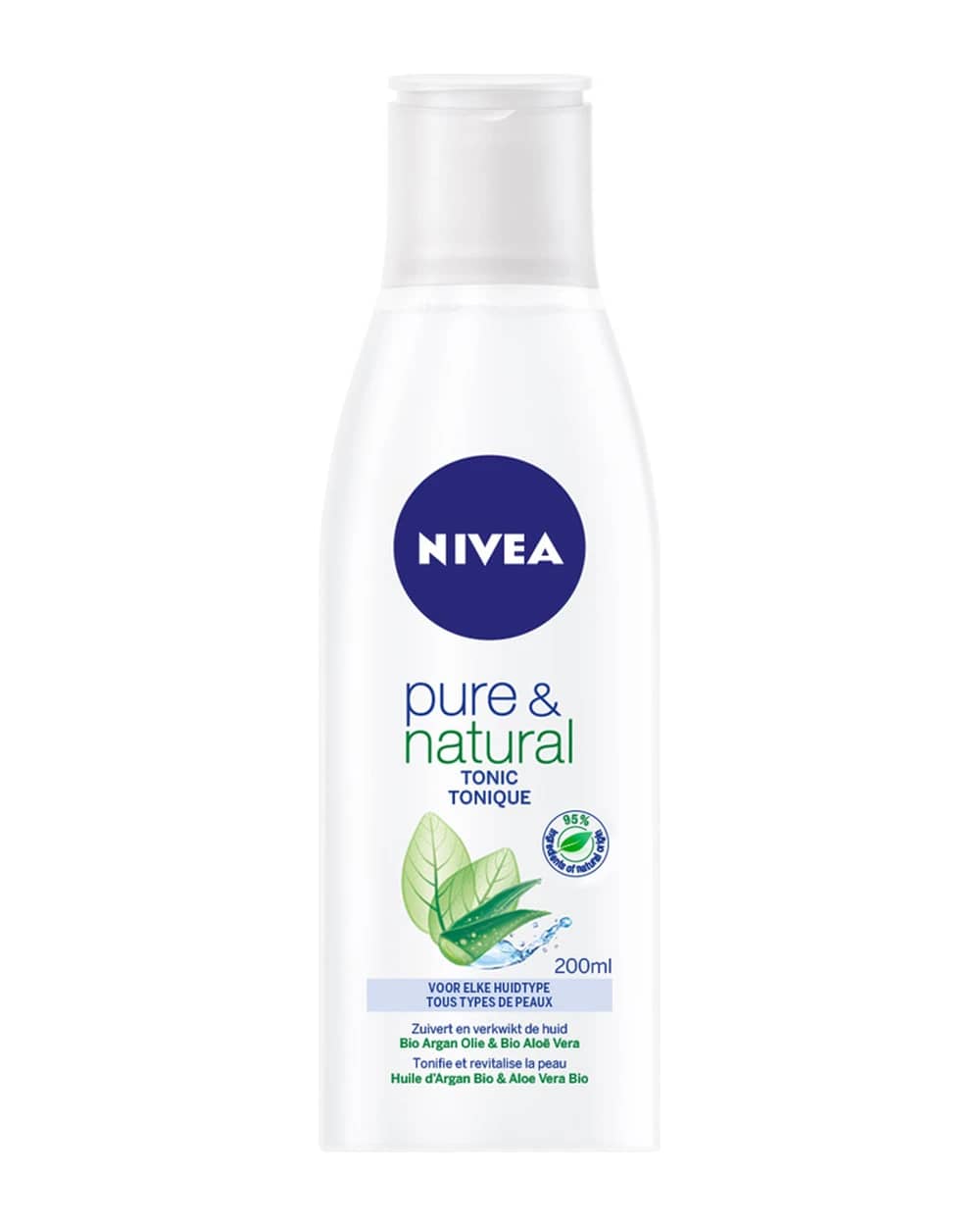 تونر مناسب انواع پوست Pure& Natural نیوا 200ml