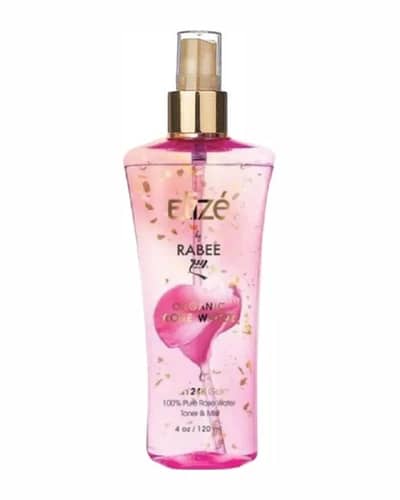 اسپری تونر گلاب حاوی تراشه طلا الیزه ربیع 120ml