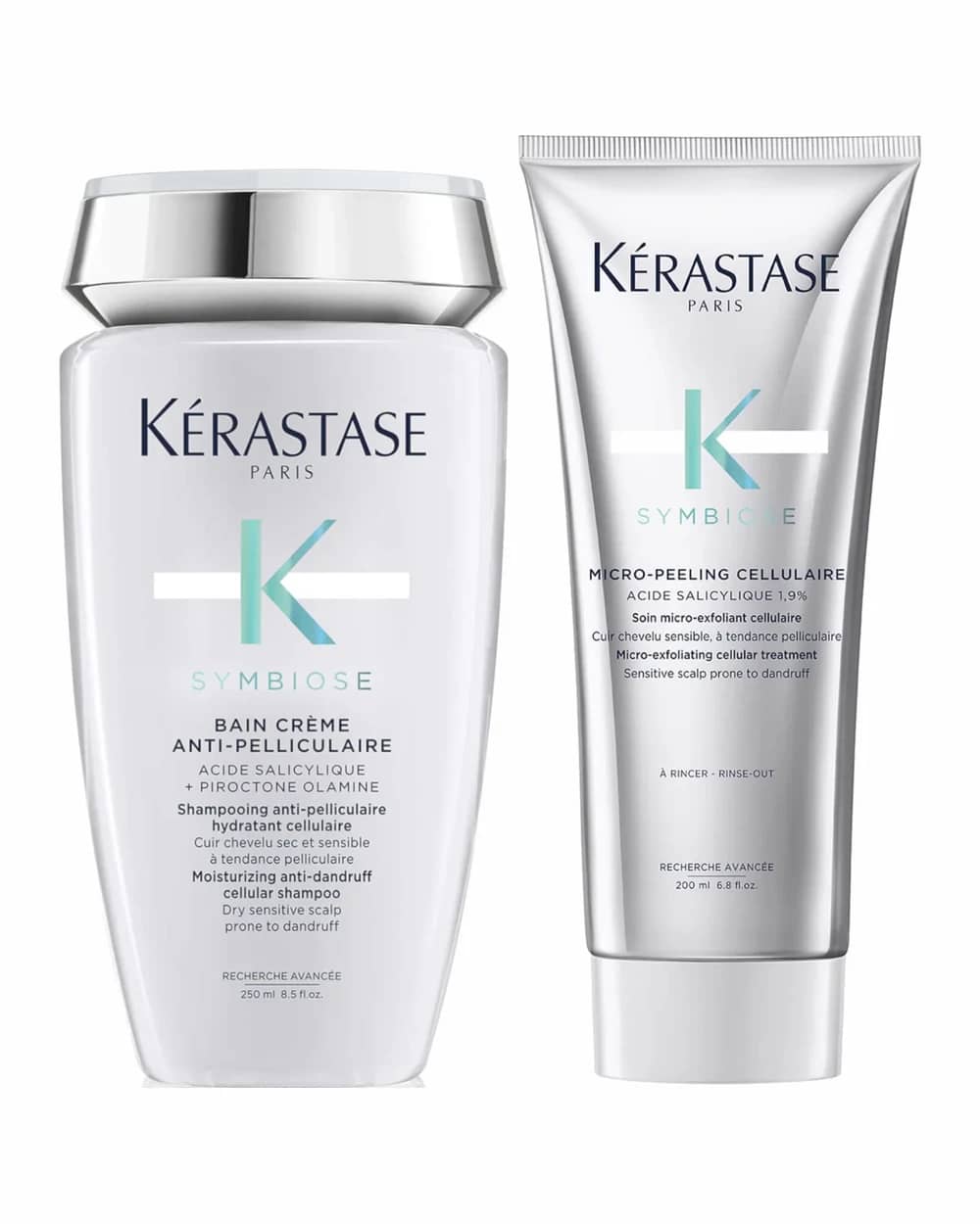 Kérastase Symbiose Anti-Dandruff Exfoliate and Cleanse Duo for Dry Scalps