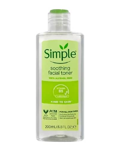 تونر سیمپل انواع پوست 200ml
