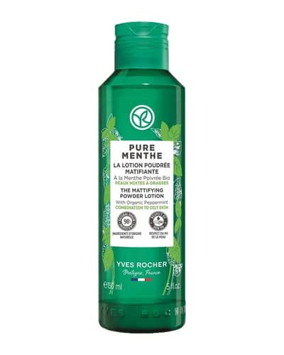 تونر دو فاز مات کننده پوست مختلط تا چرب Pure Menthe ایوروشه 150ml