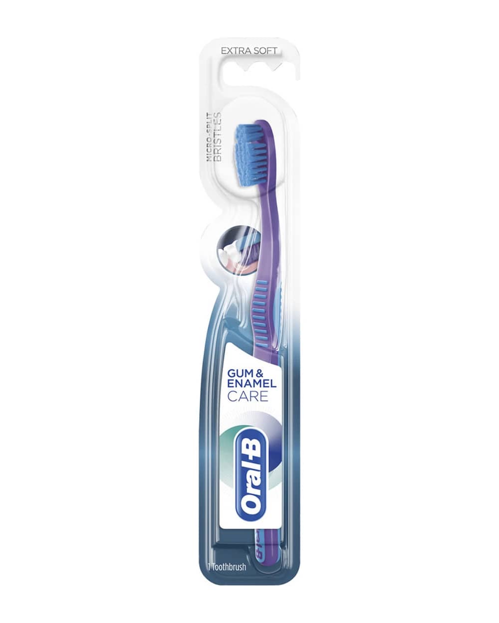 مسواک با برس خیلی نرم Gum & Enamel Care اورال بی