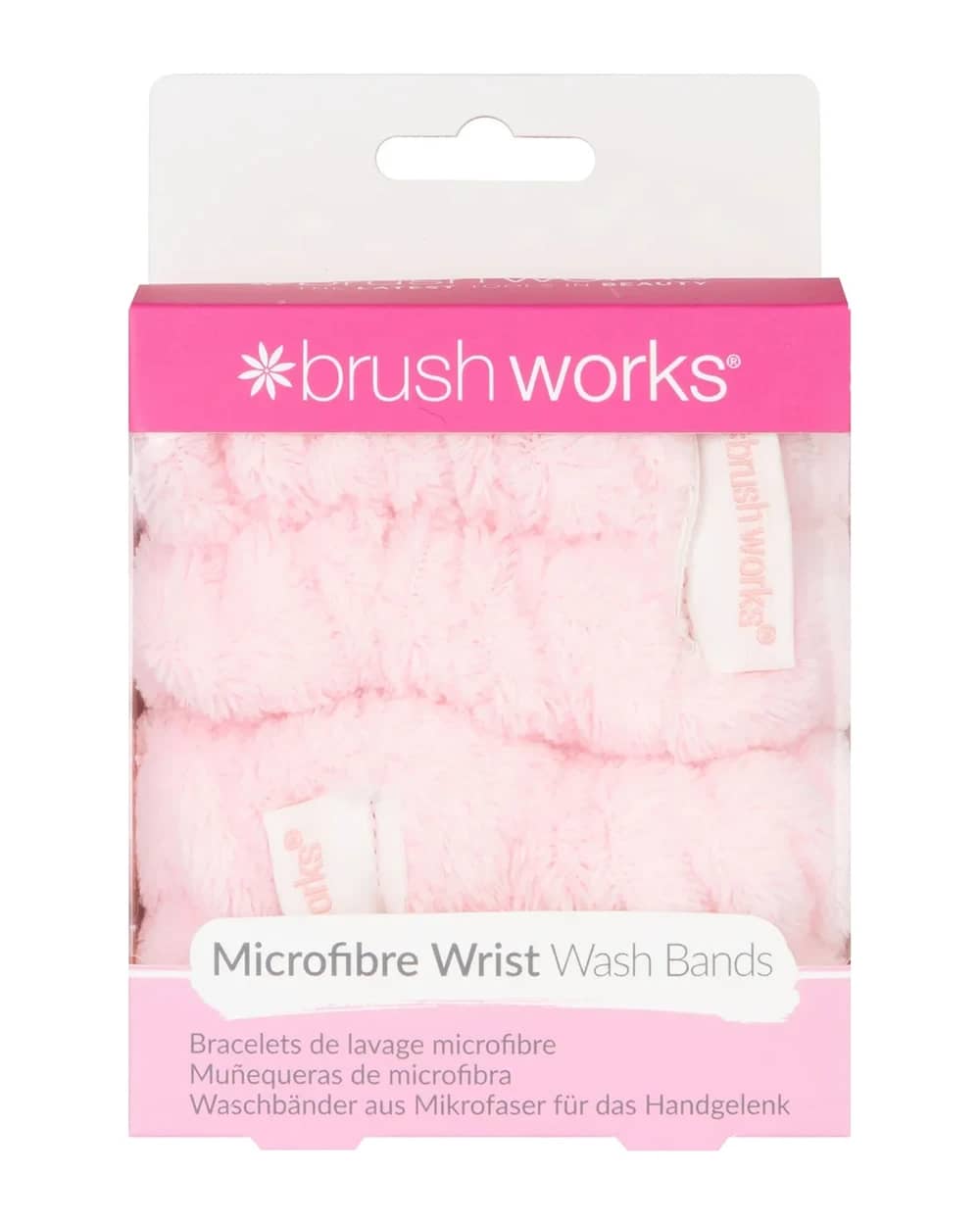 brushworks Microfibre Wrist Wash Bands - 2 Pack