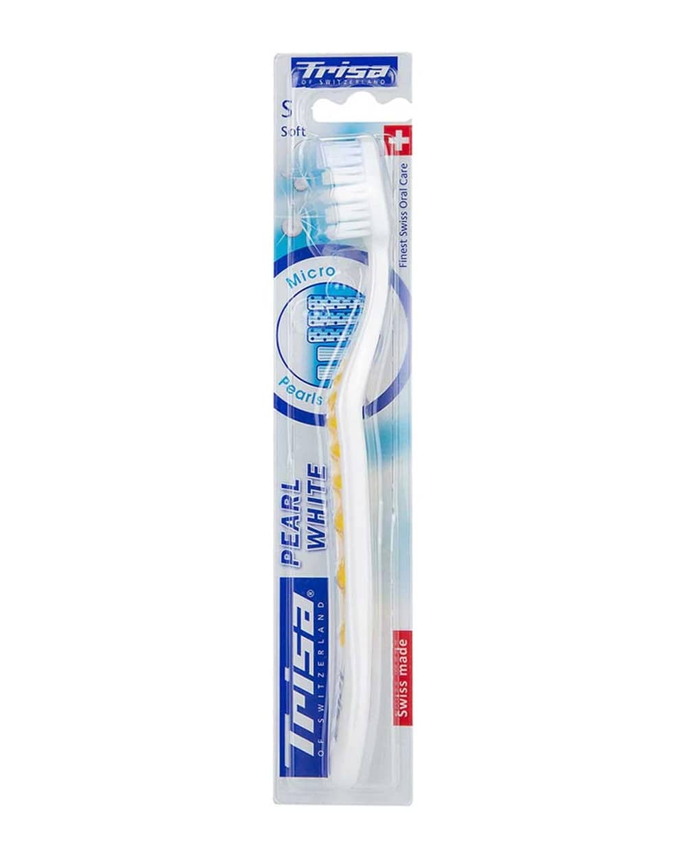 مسواک با برس نرم Pearl White تریزا