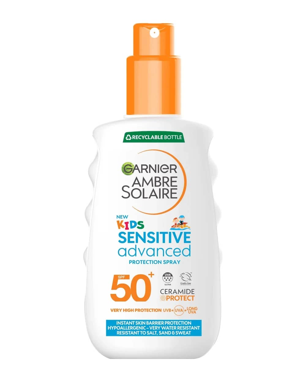 Garnier Ambre Solaire Kids' SPF 50+ Sensitive Advanced Sun Spray 150ml