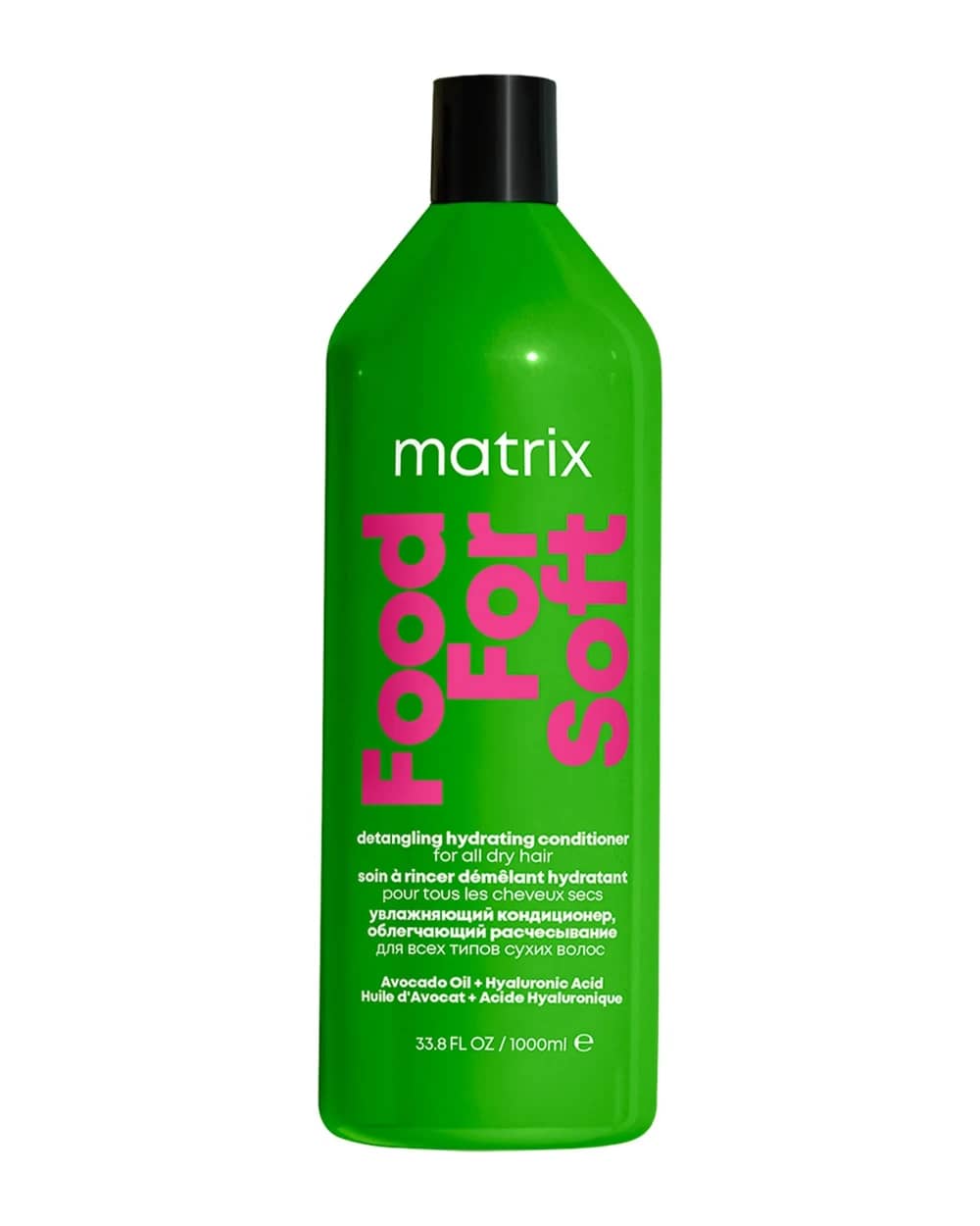 Matrix Food For Soft balsamo districante con olio di avocado e acido ialuronico per capelli secchi 1000 ml
