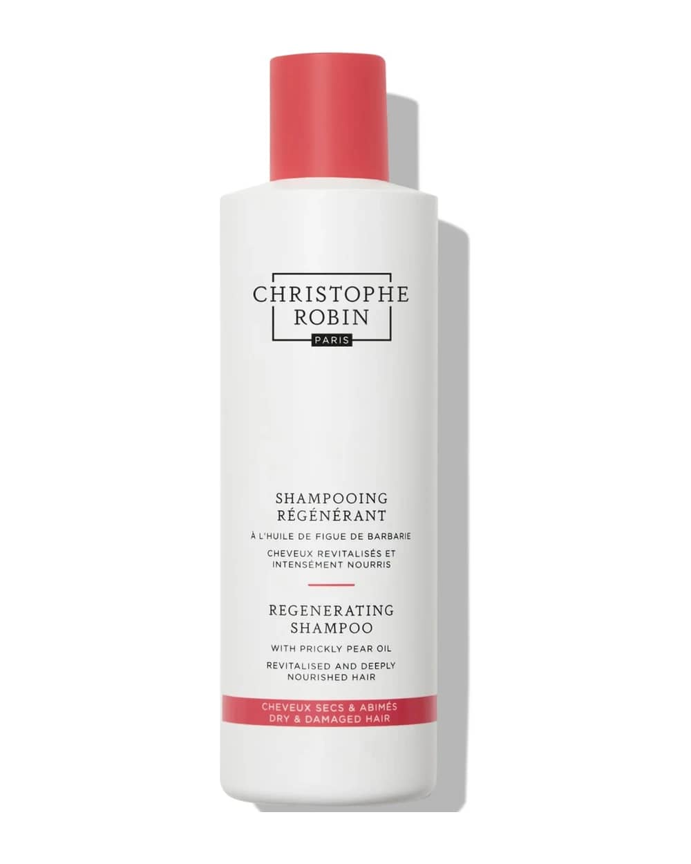 Christophe Robin Regenerating Shampoo with Prickly Pear Oil 250ml (Low Dioxane)