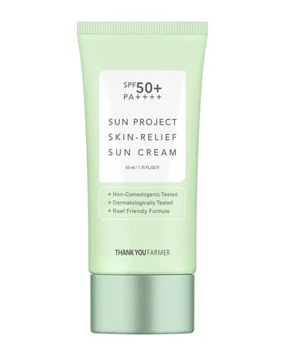 Thank You Farmer Sun Project Skin Relief Sun Cream SPF50+ PA++++ 50ml