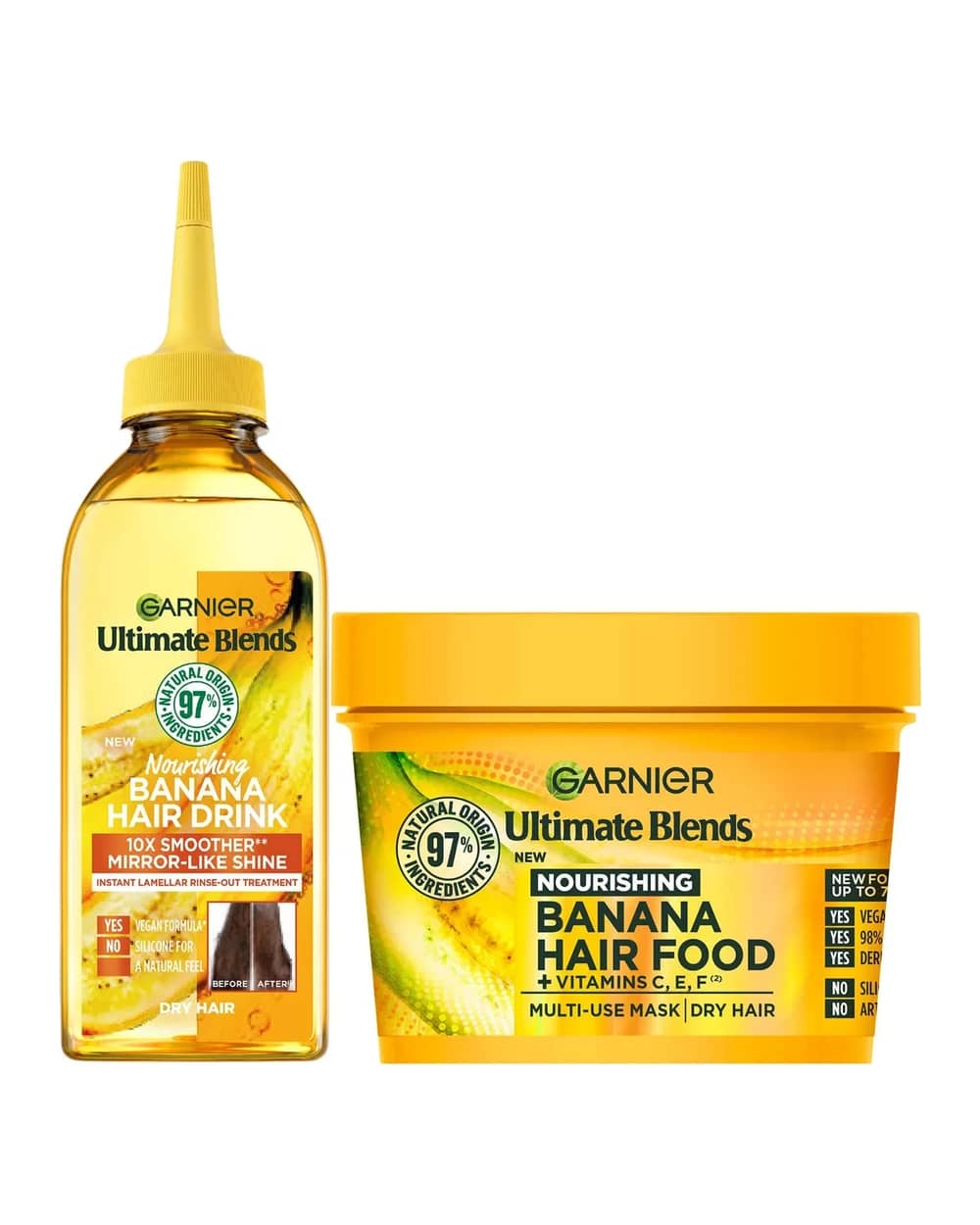 Garnier Ultimate Blends Banana Hair Food Intensely Nourishing Treatment Regime for Dry Hair