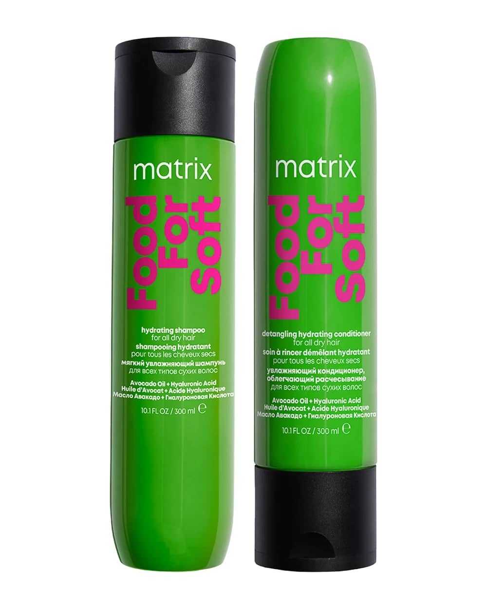 Matrix Food for Soft Hydrating 300ml Shampoo and Conditioner with Avocado Oil and Hyaluronic Acid for Dry Hair Duo