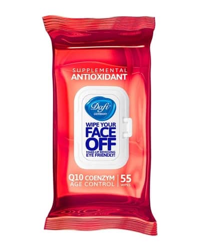 دستمال مرطوب پاک کننده آرایش دافی Face Off آنتی اکسیدان 55 عددی