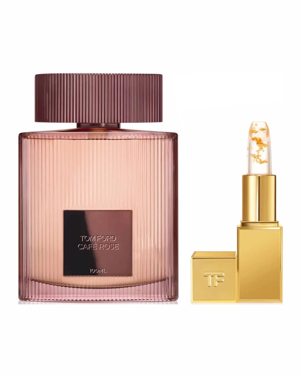 TOM FORD Café Rose Eau de Parfum 100ml and Lip Bundle