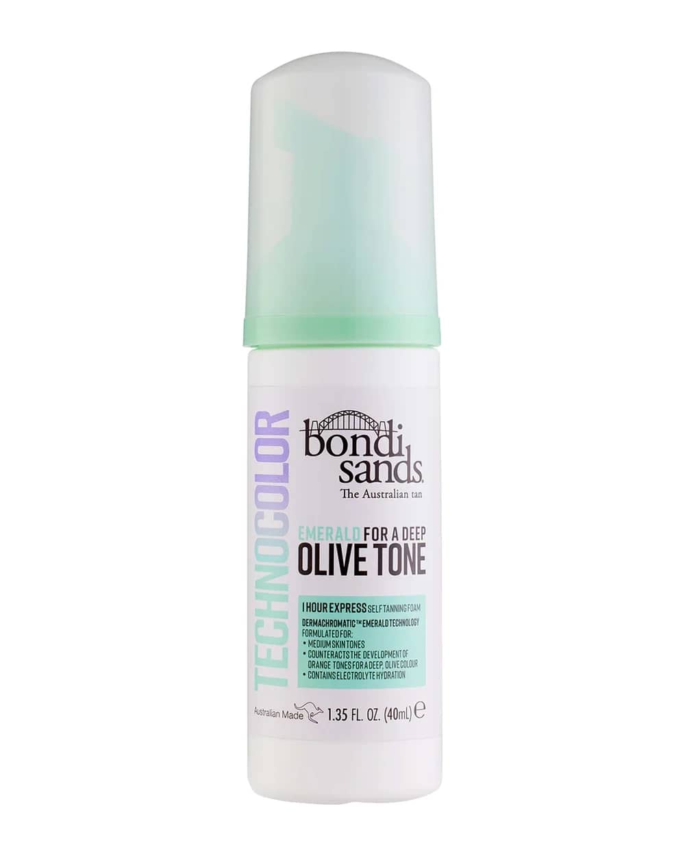 Bondi Sands Technocolor 1 Hour Express Mousse Autoabbronzante - Emerald 40 ml
