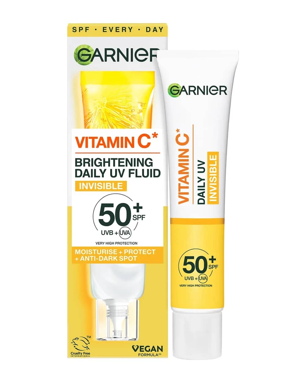 Garnier Lozione Illuminante alla Vitamina C Quotidiana Anti-UV SPF 50+ 40 ml