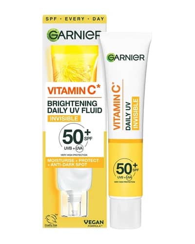 Garnier Lozione Illuminante alla Vitamina C Quotidiana Anti-UV SPF 50+ 40 ml