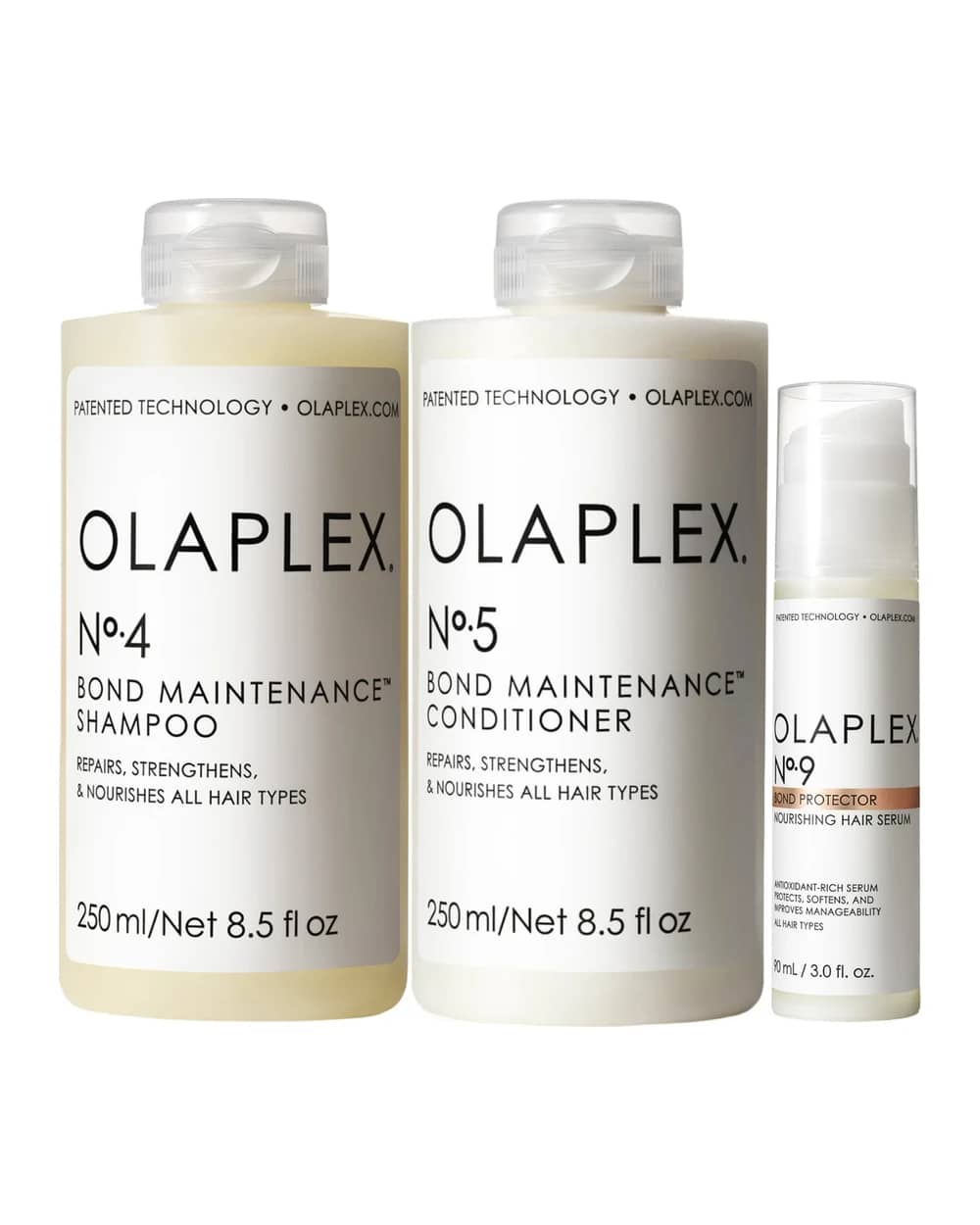 Olaplex Nourished Hair Essentials - No.4, No.5 and No.9