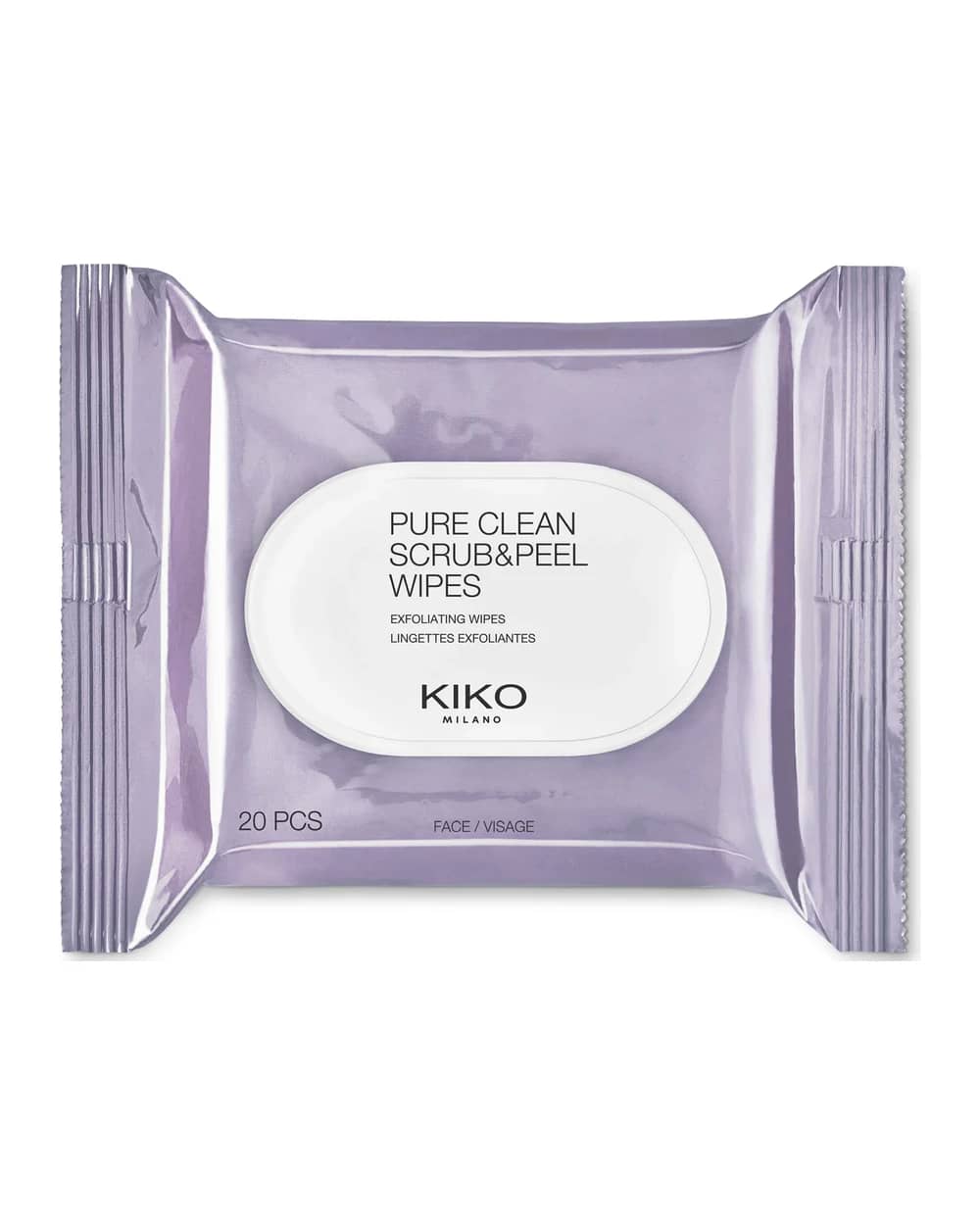 KIKO Milano Pure Clean Scrub & Peel Salviette Viso Esfolianti