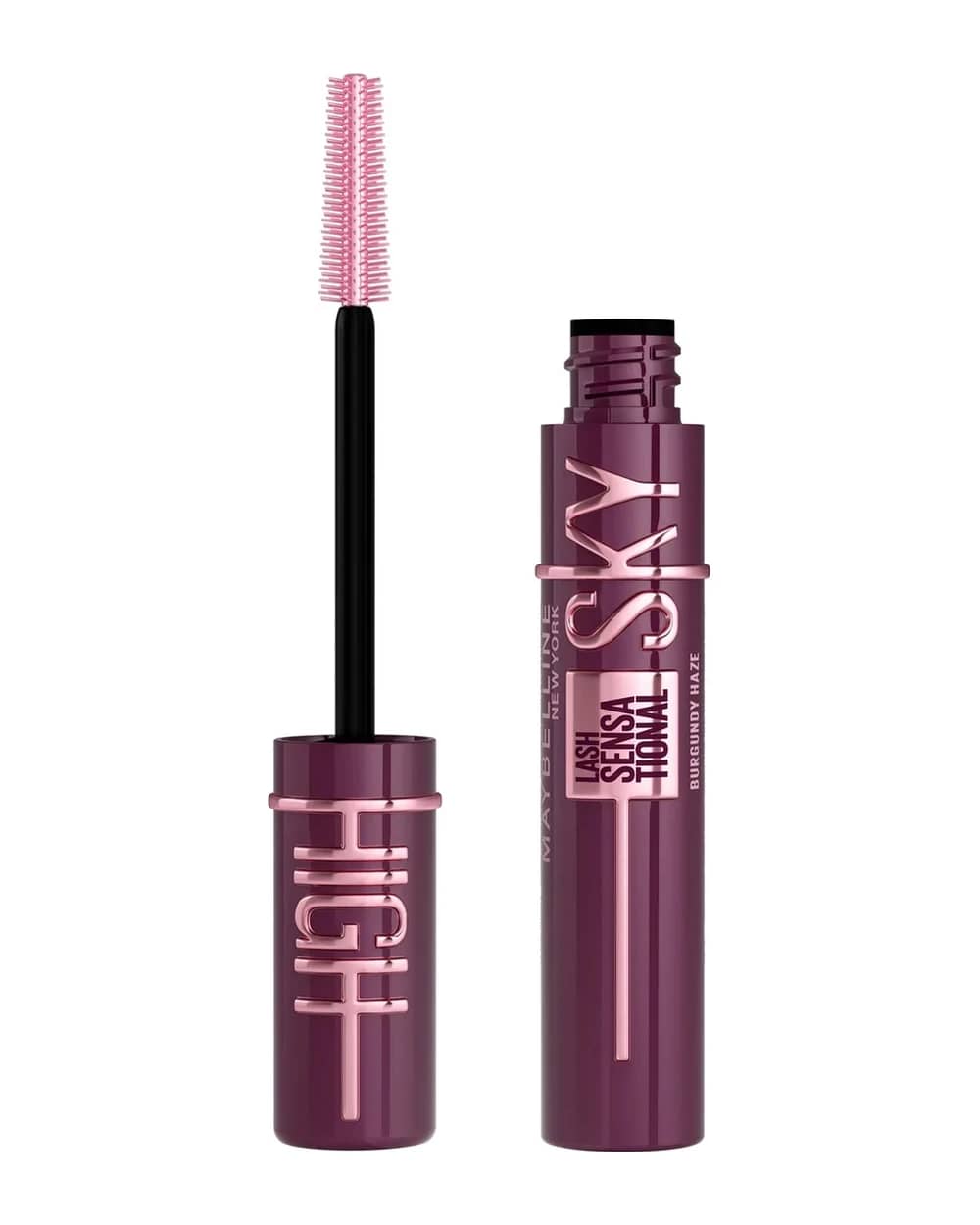 Maybelline Lash Sensational Sky High Volumizing and Thickening Eyelash Lengthening Mascara - Burgundy Haze