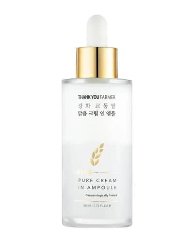 Thank You Farmer Rice Pure Cream in Ampoule Brightening Serum 50ml