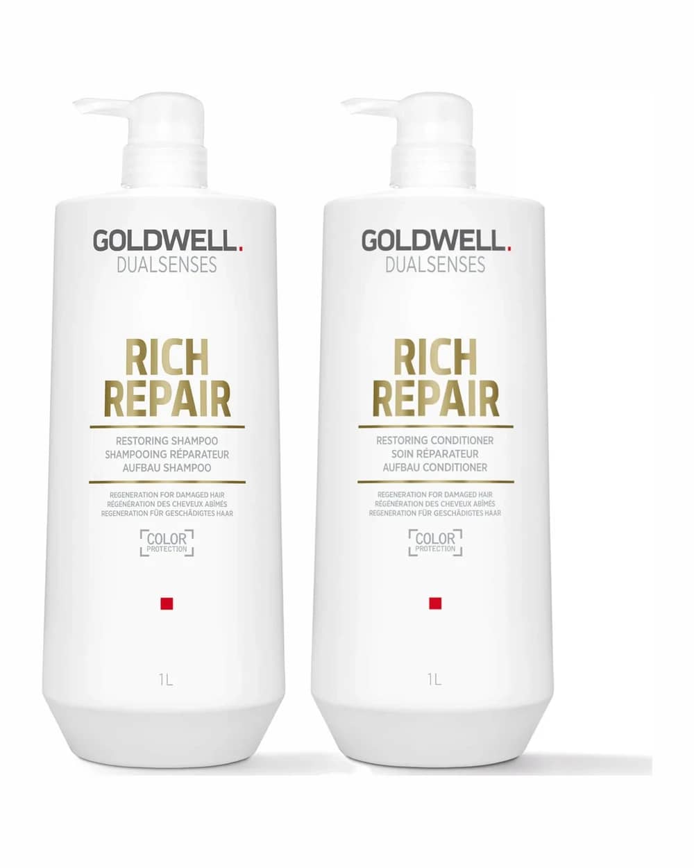 Goldwell Dualsenses Rich Repair Restoring Shampoo and Conditioner 1L Duo