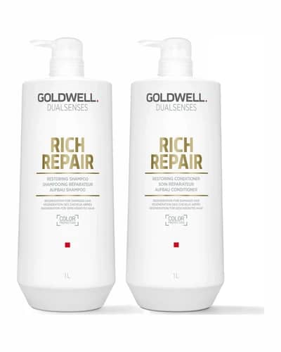 Goldwell Dualsenses Rich Repair Restoring Shampoo and Conditioner 1L Duo