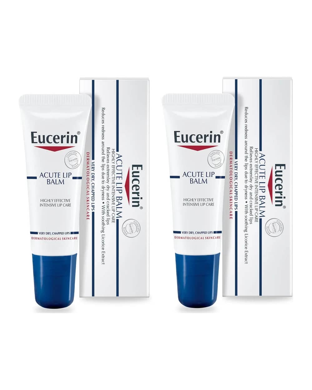 Eucerin Dry Skin Acute Lip Balm Duo 2 x 10ml