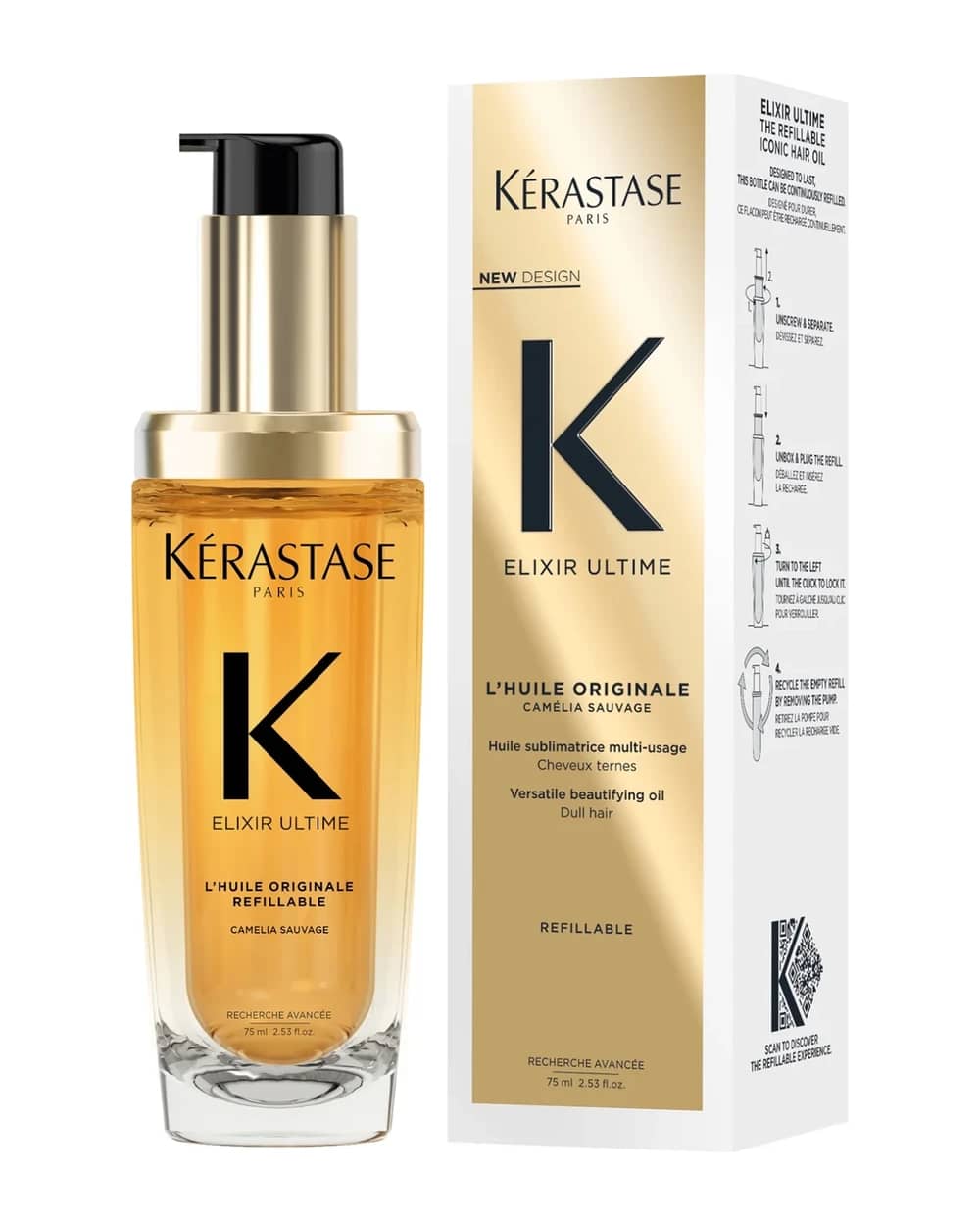 Kérastase Elixir Ultime L'Huile Originale Olio per Capelli 75 ml