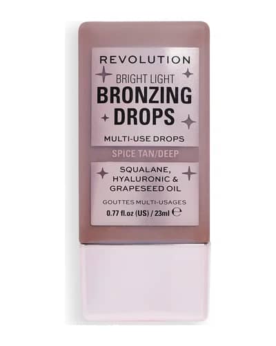 Makeup Revolution Bright Light Bronzing Drops Bronze (Various Shades)