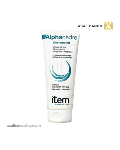 شامپو Alphacedre مناسب موهای چرب و مستعد شوره آیتم