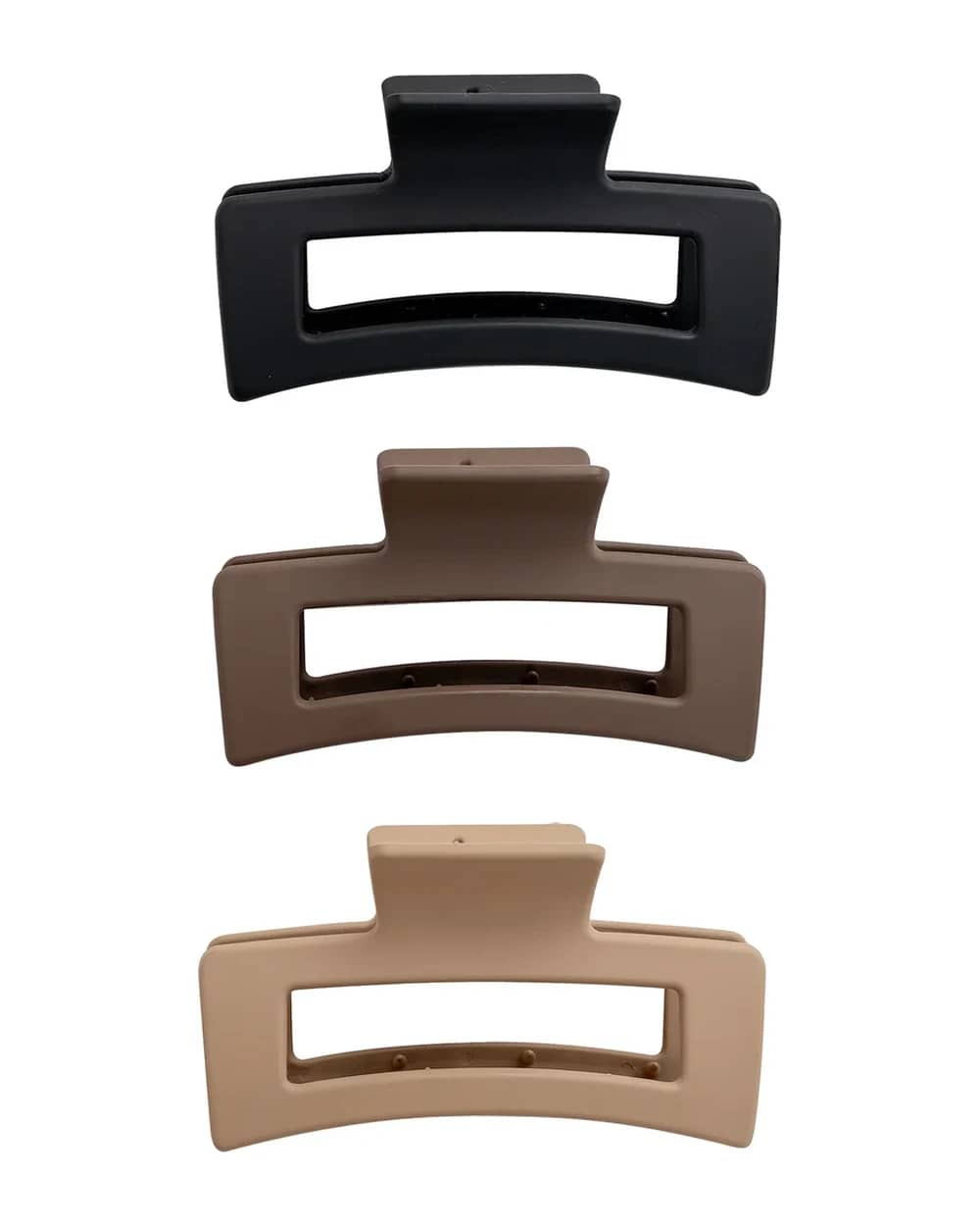 brushworks Classic Claw Clips (3 Pack)