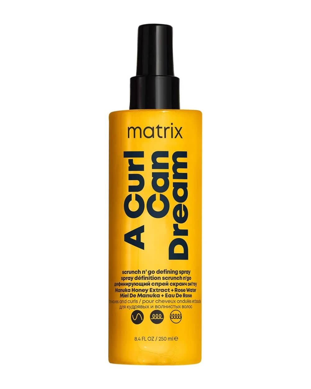 Matrix A Curl Can Dream spray definizione Scrunch 'N' Go con protezione dal calore fino a 230°C per onde e ricci definiti 150 ml