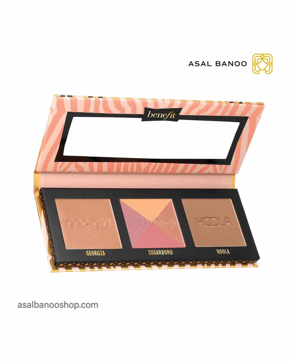 پالت رژگونه و برنزر Cheek Stars Mini بنفیت