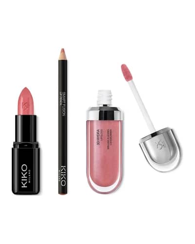 KIKO Milano Exclusive Rosey Nude Lip Trio