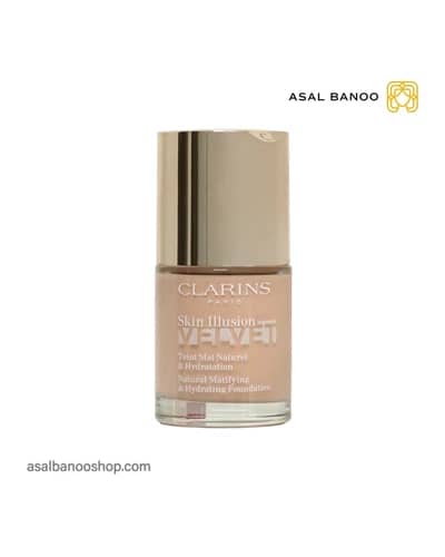 کرم پودر کلارنس skin illusion velvet