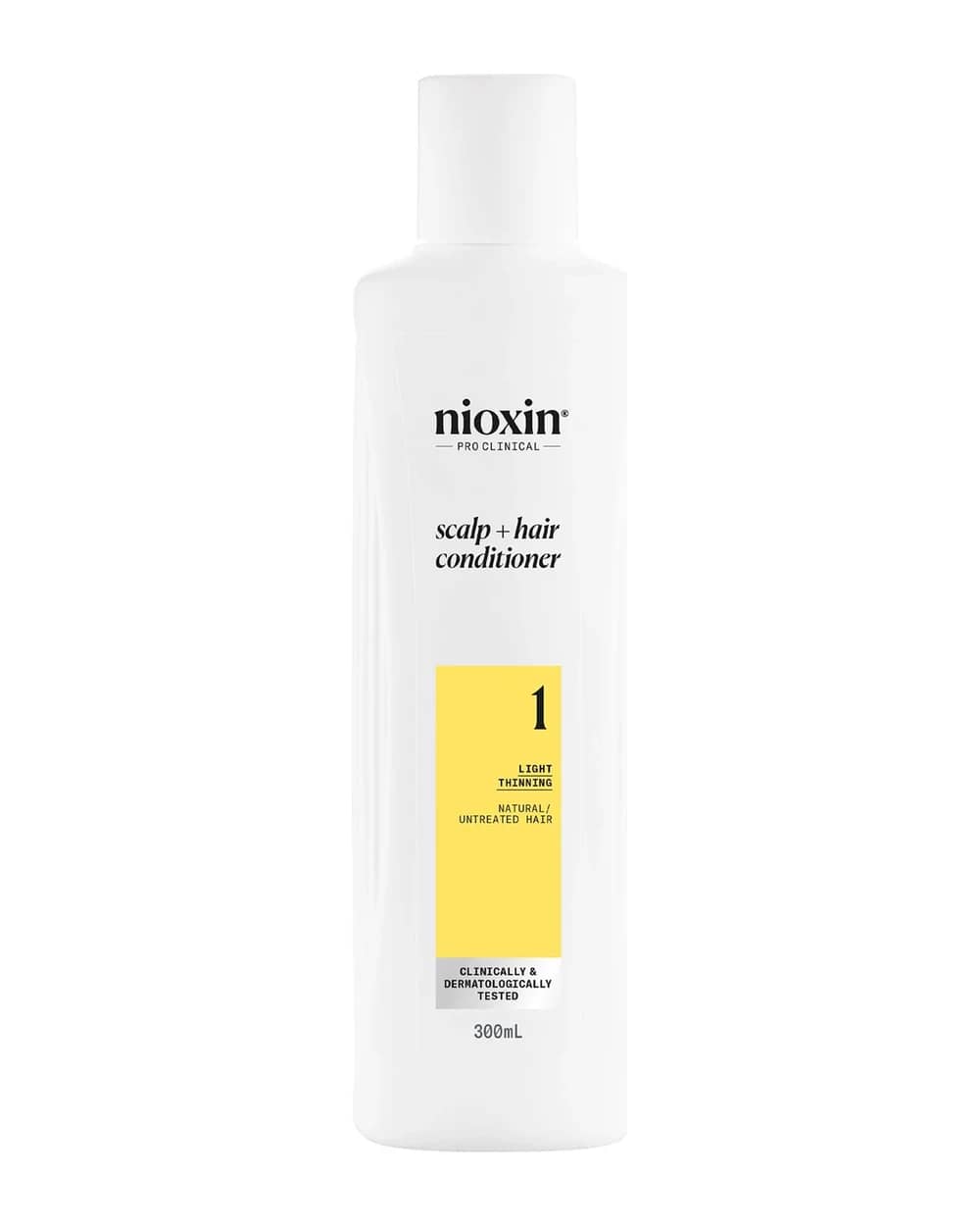 NIOXIN Scalp and Hair Thickening System 1 Conditioner for Natural Hair with Light Thinning 300ml