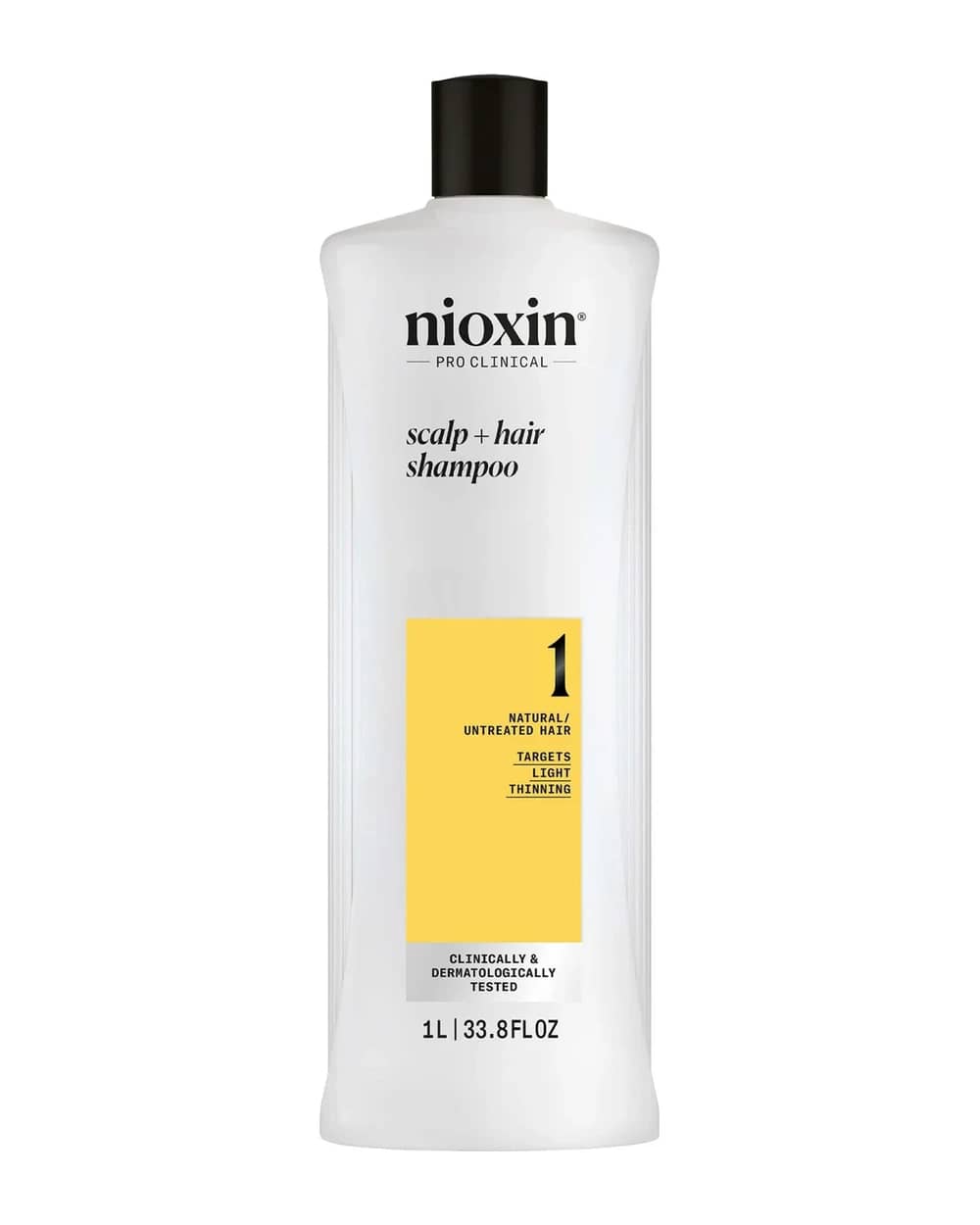 NIOXIN Scalp and Hair Thickening System 1 Shampoo for Natural Hair with Light Thinning 1L