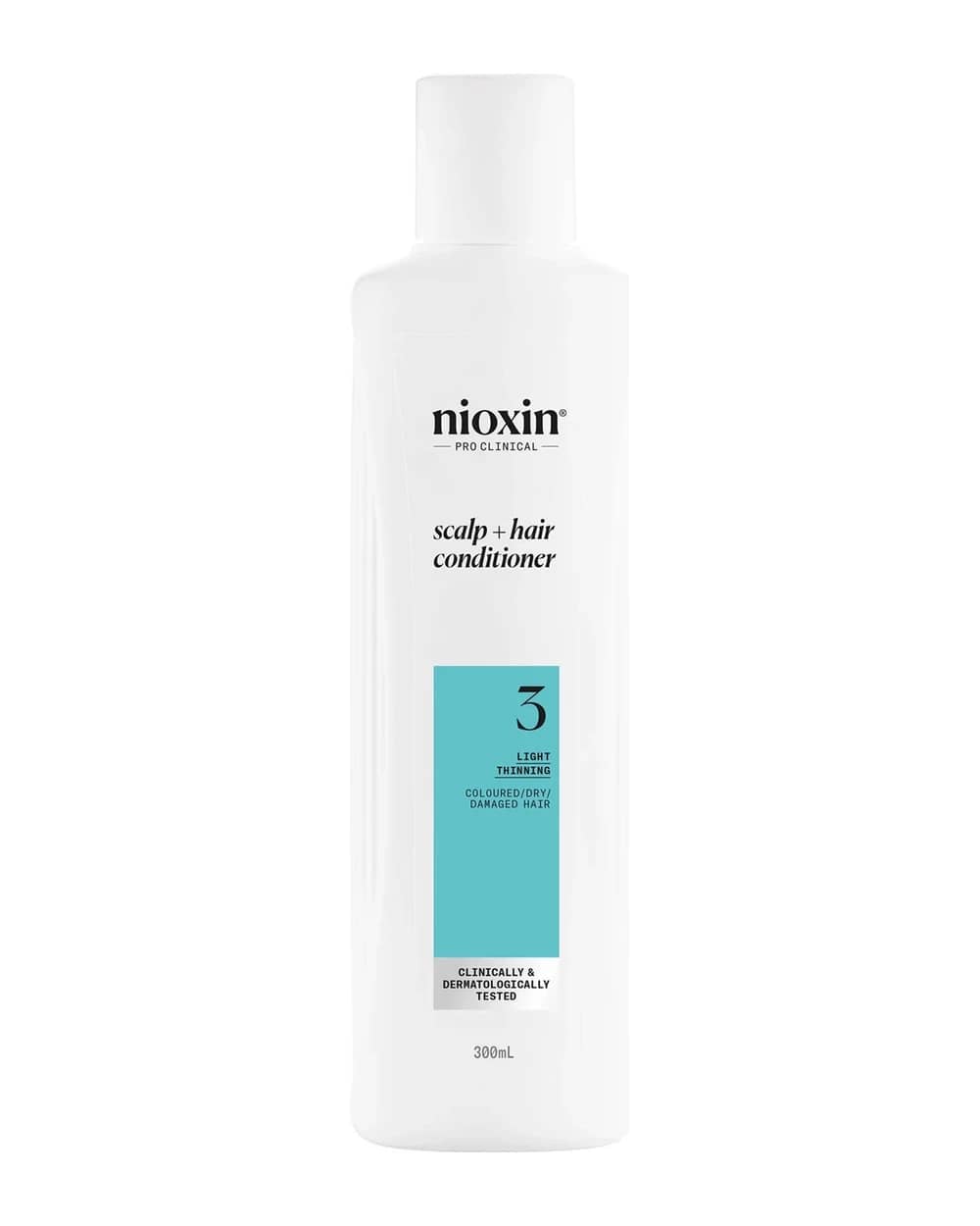 NIOXIN Scalp and Hair Thickening System 3 Conditioner for Coloured Dry and Damaged Hair with Light Thinning 300ml