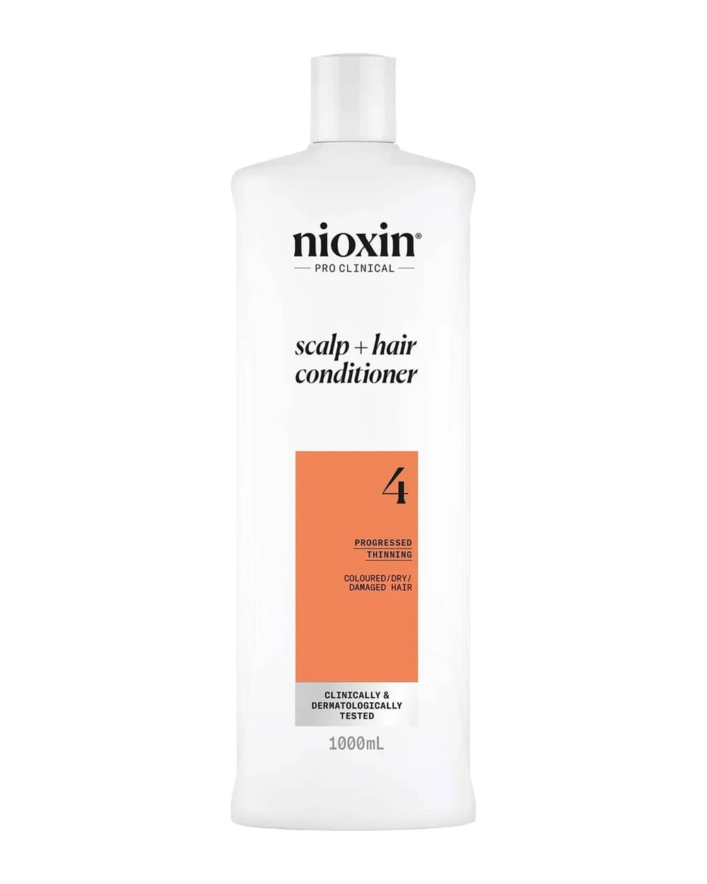 NIOXIN Scalp and Hair Thickening System 4 Conditioner for Coloured Dry and Damaged Hair with Progressed Thinning 1L
