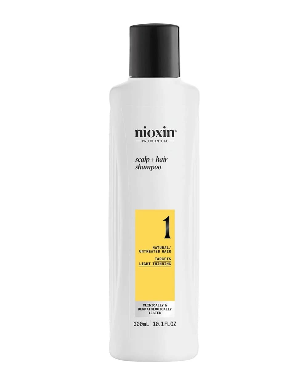 NIOXIN Scalp and Hair Thickening System 1 Shampoo for Natural Hair with Light Thinning 300ml