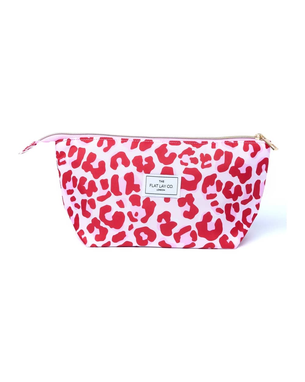 The Flat Lay Co. Essential Pouch in Pink Leopard