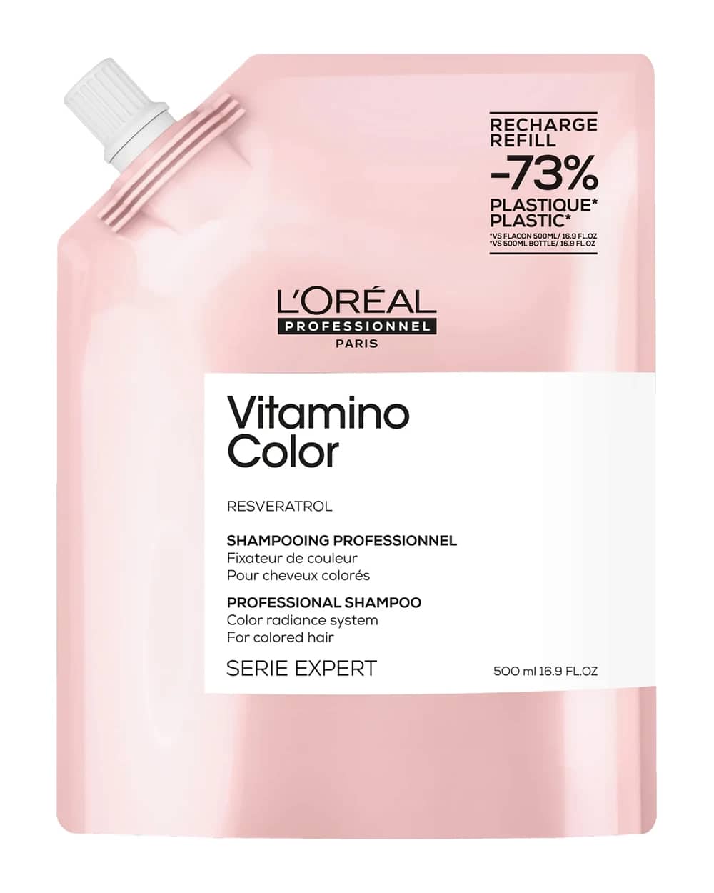 L'Oréal Professionnel Vitamino Color Shampoo Refill Pack 500ml for Coloured Hair