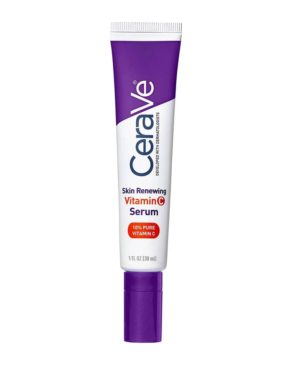 CeraVe Skin Renewing 10% Pure Vitamin C Serum with Ceramides for Brighter & Smoother Skin 30ml