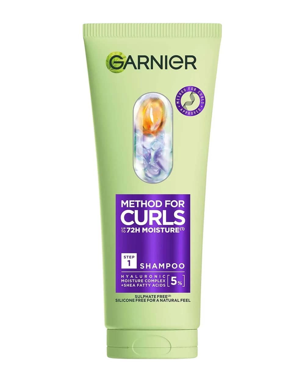 Garnier Method For Curls Shampoo, up to 72H moisture and definition 200ml