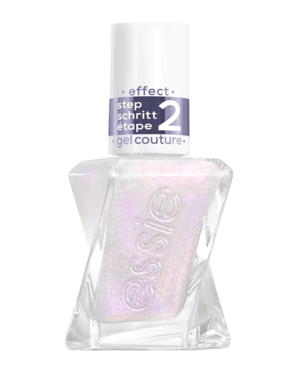 essie Gel Couture Gel- Metallic Glaze Top Coats - 563 Blushed Metal