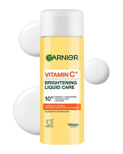 Garnier Vitamin C Brightening Liquid Care with 10% Glycerin + Niacinamide + Salicylic Acid 120ml