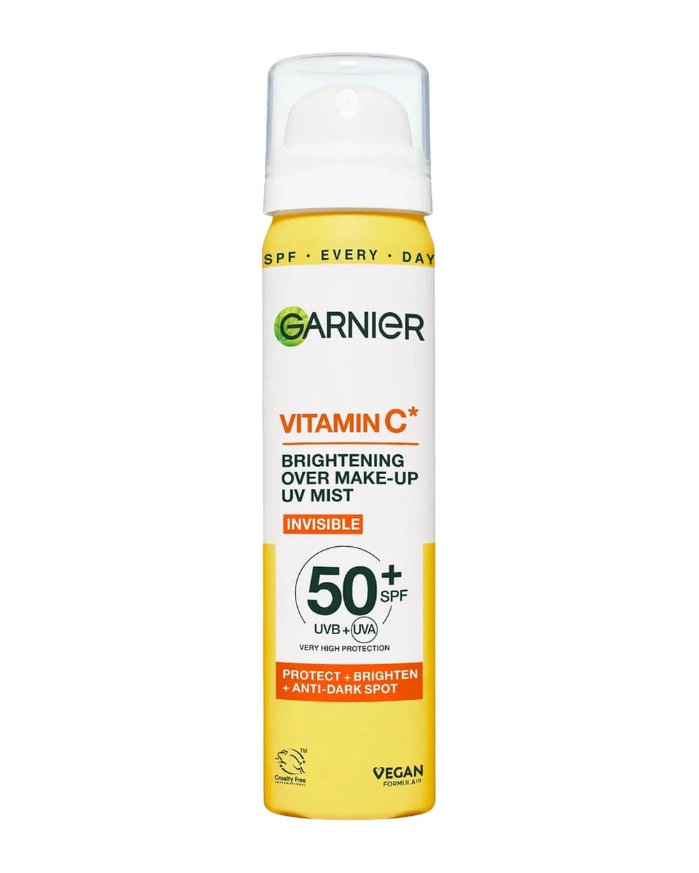 Garnier Vitamin C Brightening Over Make-Up UV Mist Invisible with SPF50+ and Vitamin C 75ml