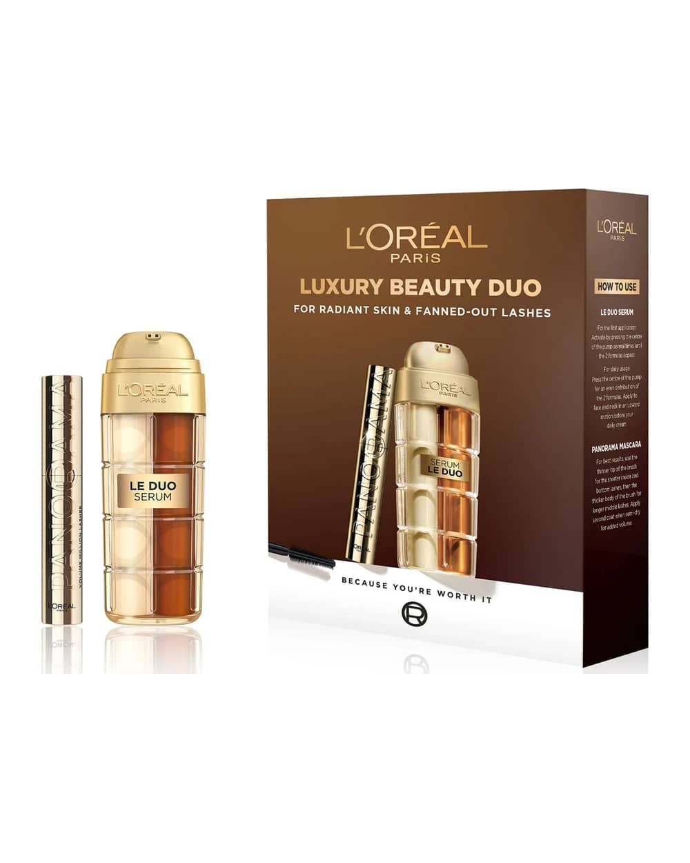 L'Oréal Paris Serum Le Duo X Panorama Mascara Beauty Set