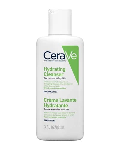 CeraVe Travel Size Hydrating Cleanser for Normal to Dry Skin 88ml