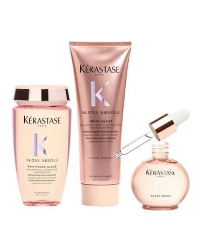 Kérastase Gloss Absolu Shampoo, Conditoner and Oil Bundle