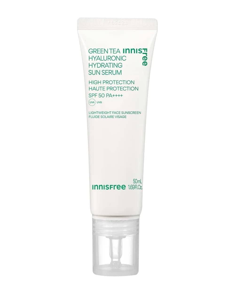 INNISFREE Green Tea Hyaluronic Moist Sun Serum SPF50 50ml